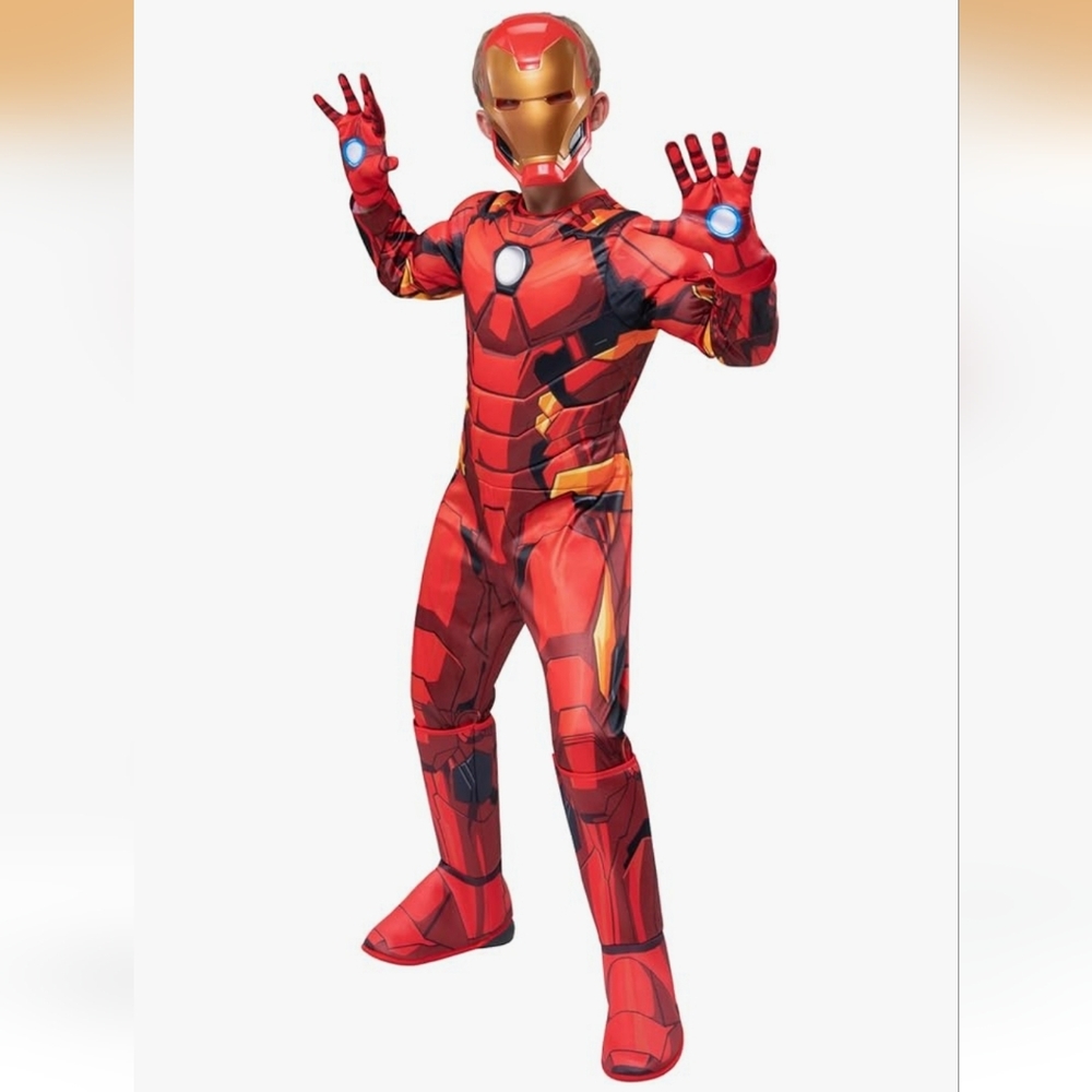 Kids Red Superhero Costume
